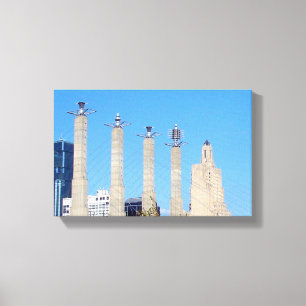 Kansas City Space Aliens Canvas Afdruk
