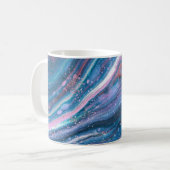 Kansas City Special 3 Cool Bleu Abstrait Mug (Devant gauche)