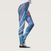 Kansas City Special 3 Cool Blue Abstracte Leggings (Rechts)