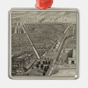 Kansas City Stock Yards, Kansas City, Kansas Metalen Ornament