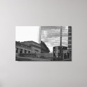 Kansas City The Link Architecture Photo Canvas Afdruk