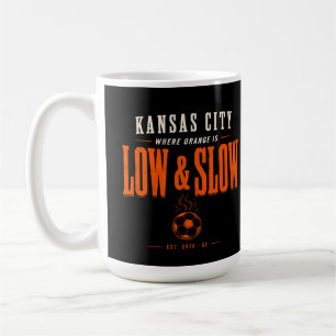 Kansas City Waar Oranje Laag en Langzaam Is Koffiemok