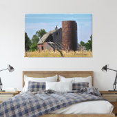 Kansas Country Barn Canvas Afdruk (Insitu (Slaapkamer))