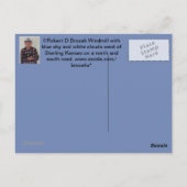 Kansas Country Windmill Post Kaart (Achterkant)