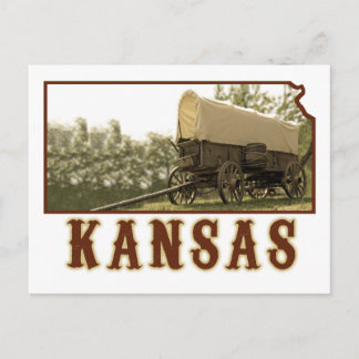 Kansas Covered Wagon Briefkaart