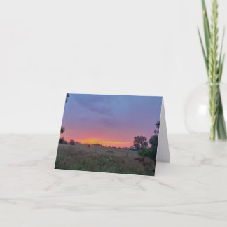 Kansas Dawn Vouw Notitiekaart