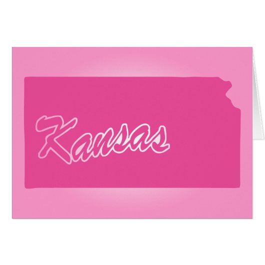 Kansas d'État rose (Devant horizontal)