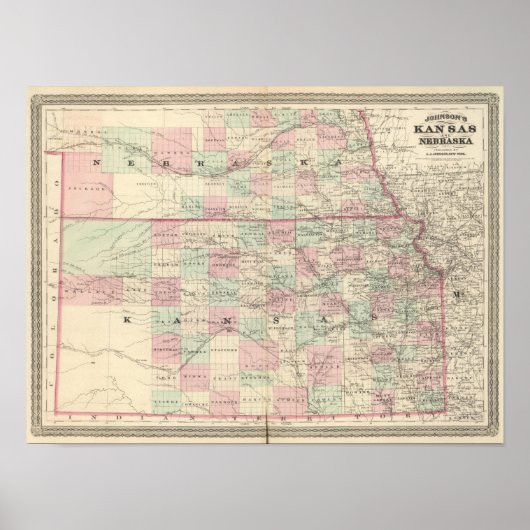 Kansas en Nebraska Poster (Voorkant)