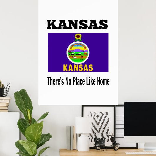 Kansas, er is geen plek zoals thuis. poster (Thuiskantoor)