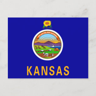 Kansas Flag Briefkaart