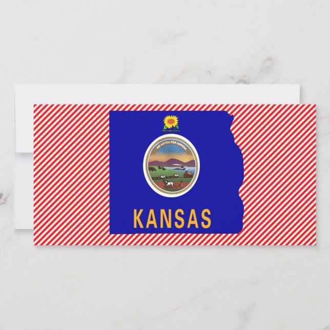 Kansas Flag Map (Voorkant)