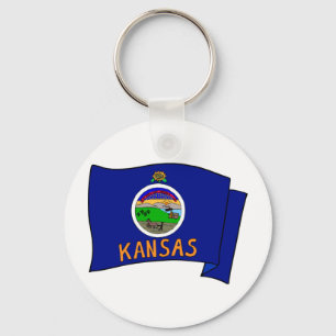 Kansas Flag Sleutelhanger