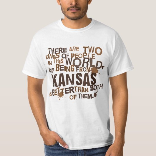 Kansas (Funny) Gift T-shirt (Voorkant)