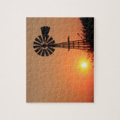 Kansas Golden Sunset Jigsaw Puzzle (Vertical)