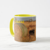 Kansas Hay Bale Coffee Mug (Devant gauche)