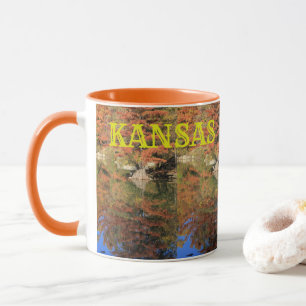 Kansas Herfst Colorful Leaves Coffee Mok