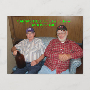 Kansas Hillbillies bij Moon Shine POST CARD Briefkaart