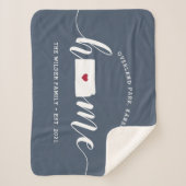 Kansas Home State Personalized Sherpa Deken (Voorkant)