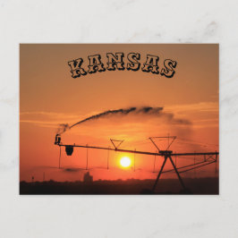 Kansas Irrigation System Sunset Post Kaart