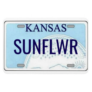 Kansas Licence Bord Flexible Magneet