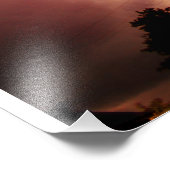 Kansas Lightning Storm PHOTO-UITBREIDING Foto Afdruk (Hoek)