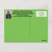 Kansas Limestone Fence Post POST CARD Briefkaart (Achterkant)