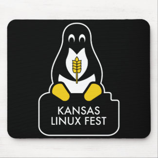 Kansas Linux Fest Muismat Black