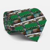 Kansas Map en Foto's Stropdas (Opgerold)