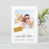 Kansas Map Wedding Save the Date Kaart (Staand voorkant)