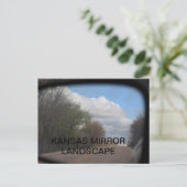 KANSAS MIRROR LANDSCAPE POST CARD BRIEFKAART (Staand voorkant)