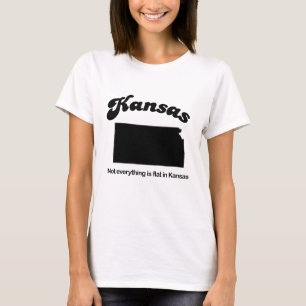 Kansas - Niet alles is plat T-shirt