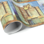 Kansas Past Gano Grain Elevator Cadeaupapier (Rol Hoek)