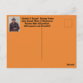 Kansas Power Line Sunset Silhouette Post Kaart (Achterkant)