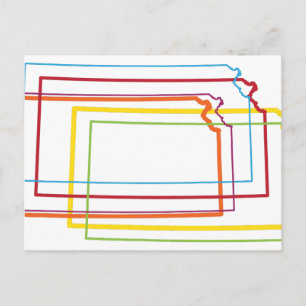kansas pride blur briefkaart