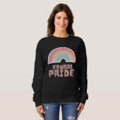Kansas Pride LGBTQ Cute Rainbow Minimalist Pride Trui (Voorkant volledig)
