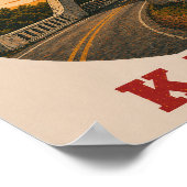 Kansas Rainbow Bridge Route 66 Affiche (Coin)