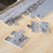 Kansas Red Barn en Snow Legpuzzel (Zijkant)