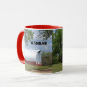 Kansas Red Barn Mok (Voorkant links)