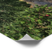 Kansas Red Sand Stone Rock in een weiland Poster (Hoek)