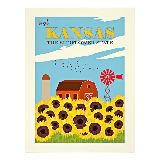 Kansas reis door de jaren heen foto afdruk (Voorkant)