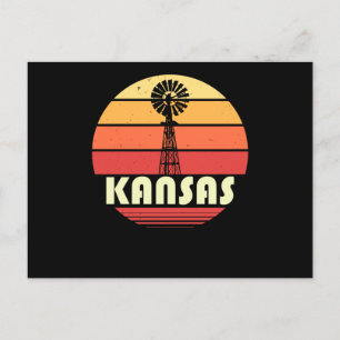 Kansas Retro Briefkaart