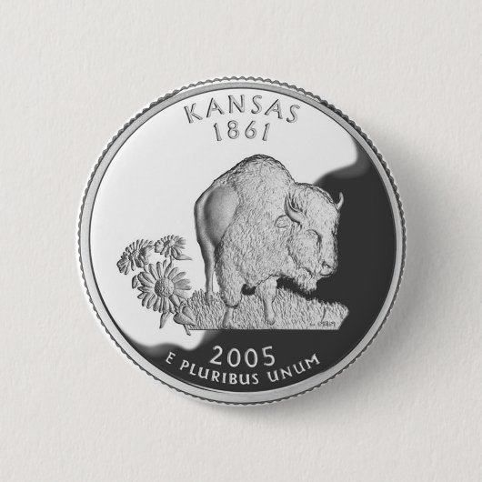 Kansas Ronde Button 5,7 Cm (Voorkant)