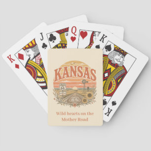 Kansas Route 66 Prairie Poker Night Pokerkaarten