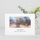 Kansas Save the Date Carte photo (Debout devant)