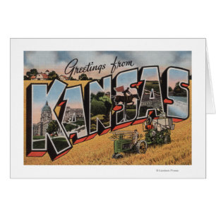 Kansas (Scène de remorquage et de soulier de foin)