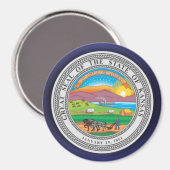 Kansas Seal Magneet (Voorkant / Achterkant)