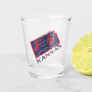 Kansas Shot Glass Glas