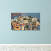 Kansas (Staatskapitaal/Bloem) Canvas Afdruk (Insitu (Houten vloer))