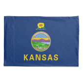 Kansas Staatsvlag Kussensloop (Achterkant)