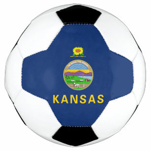 Kansas Staatsvlag Voetbal
